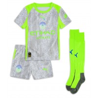 Manchester City Ruben Dias #3 Tredje Dräkt Barn 2025-26 Kortärmad (+ Korta byxor)